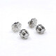 Caravanas En Oro 18K Blanco Y Brillantes Caravanas En Oro 18K Blanco Y Brillantes