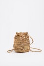 BOLSO MINI TRENZADA Oro
