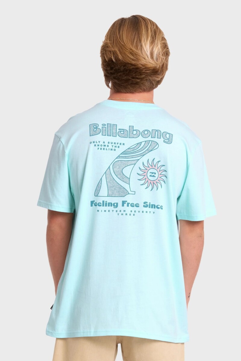 REMERA SINGLE FIN PREMIUM SS A-azul
