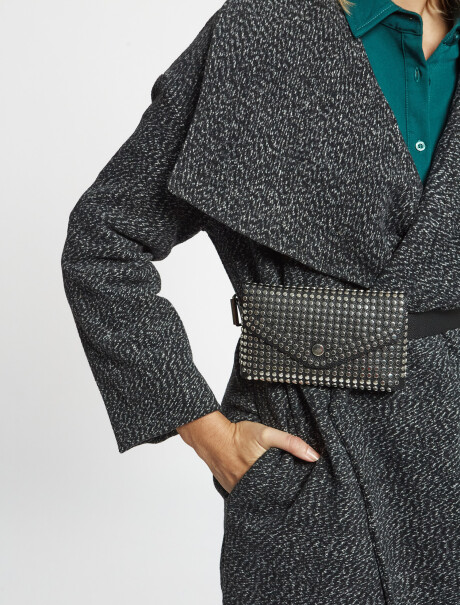 Tapado oversize gris oscuro