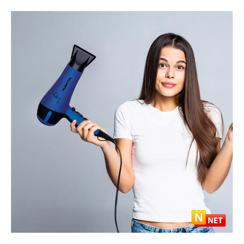 Secador De Cabello Punktal Iónico Profesional 2200w Color Violeta Secador De Cabello Punktal Iónico Profesional 2200w Color Violeta