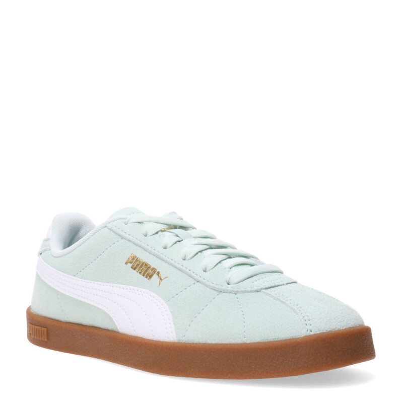 Championes de Mujer Puma Club II W Verde Agua - Blanco