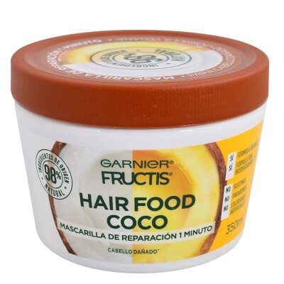 Tratamiento Fructis Hair Food Coconut 350 Ml. Tratamiento Fructis Hair Food Coconut 350 Ml.