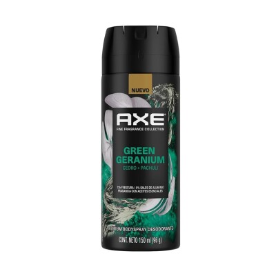 Desodorante Aerosol Axe Green Geranium 150 Ml. Desodorante Aerosol Axe Green Geranium 150 Ml.