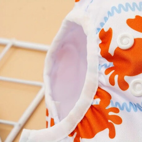 Pañal Malla Para Piscina Reutilizable Ecológico Cangrejo olas