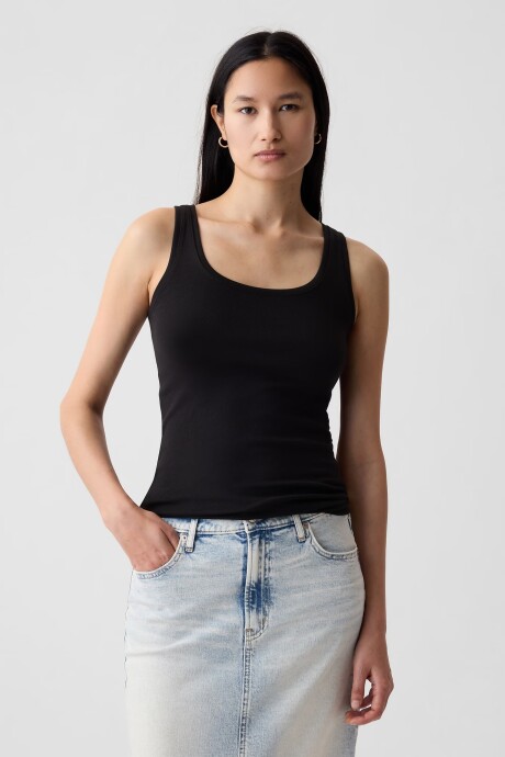 Musculosa Modal Bàsica Mujer Black