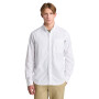 Camisa Oxford Manga Larga Hombre White Yd