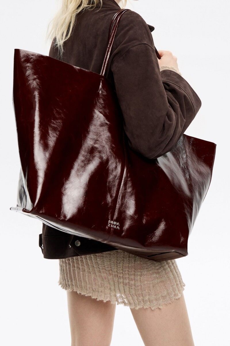 BOLSO PAPER MAXI Marron