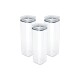 Set x3 Pote hermético 2,2L TRANSPARENTE