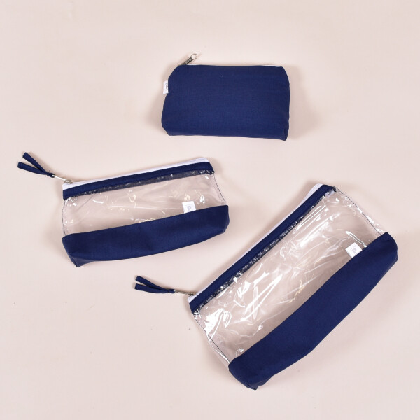 Set de Cartucheras Azul