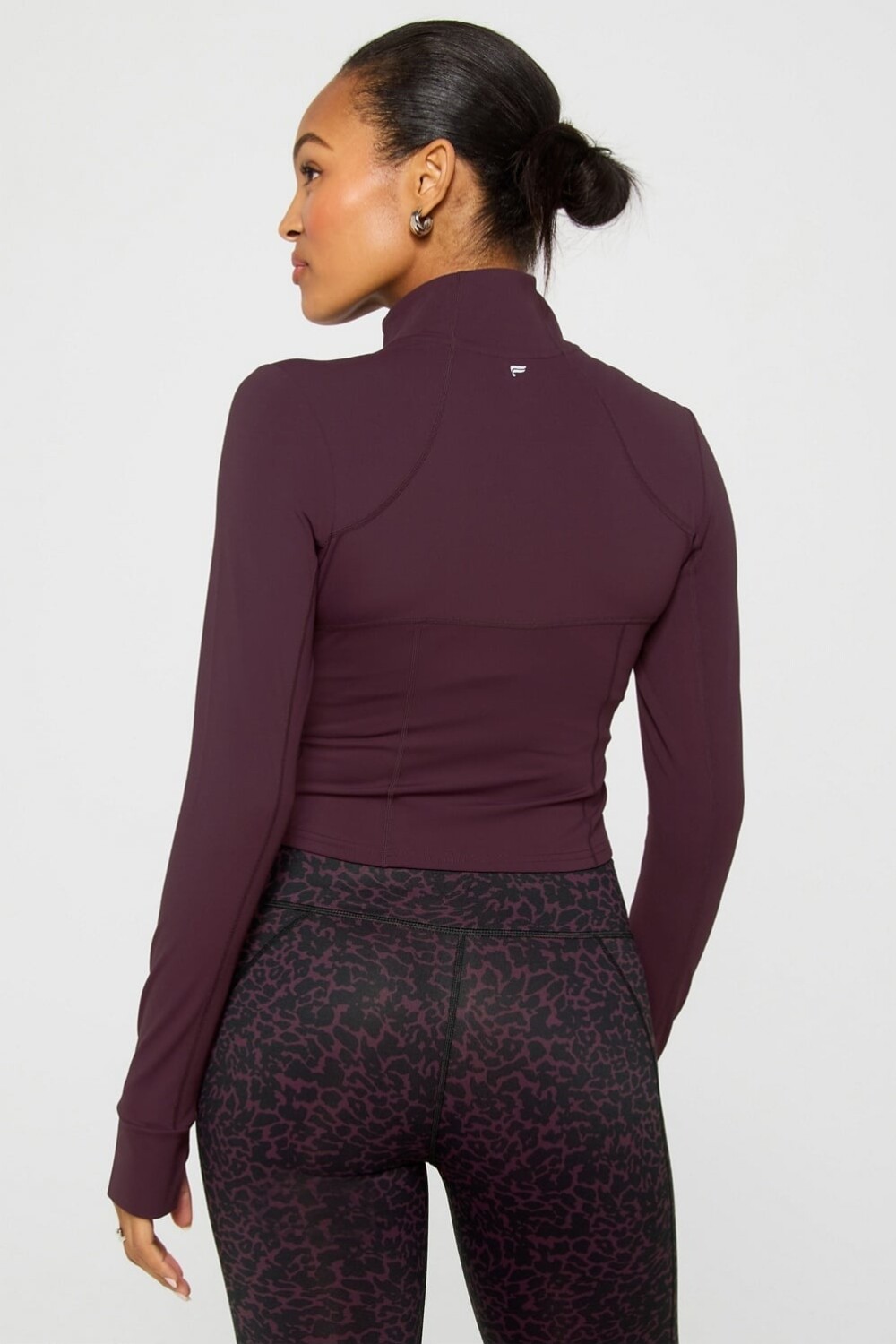 Casaca Perfect Storm Cropped Train Jacket Mujer Oxblood