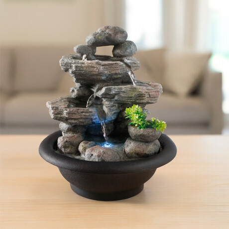 Fuente De Agua Rocas Grises Fuente De Agua Rocas Grises