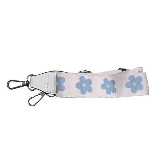 Correa para cartera Miss Carol Correa desmontable FLOR para cartera Blanco