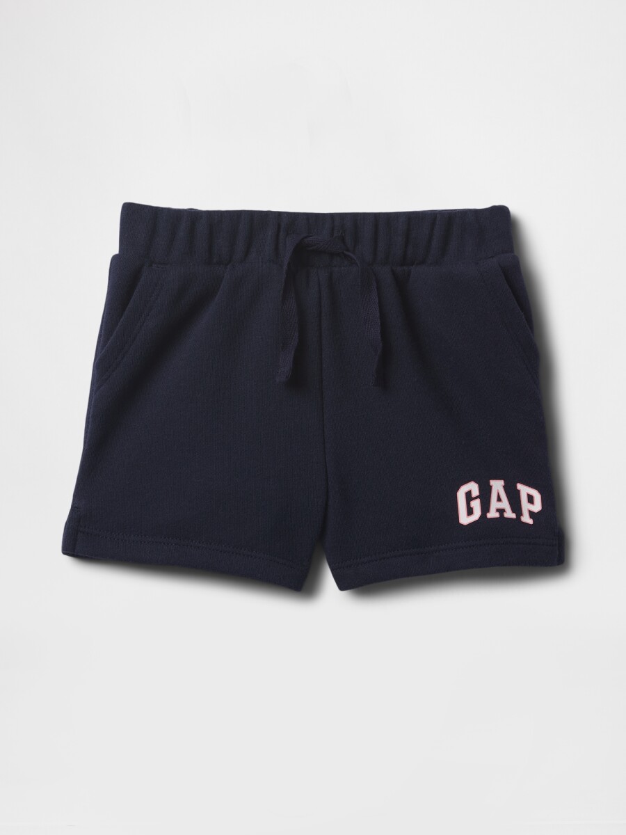 Short Logo Gap Sin Felpa Toddler Niña - Tapestry Navy 