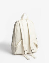 Mochilas Urbanas Mochila Doble Bolsillo - Blanco Crudo