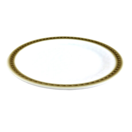 PLATO MELAMINA LINEA SPOT GUARDA DORADA 8.1´ 20.5X1.8CM 150GR PLATO MELAMINA LINEA SPOT GUARDA DORADA 8.1´ 20.5X1.8CM 150GR