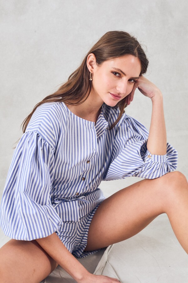 Camisa Celeste