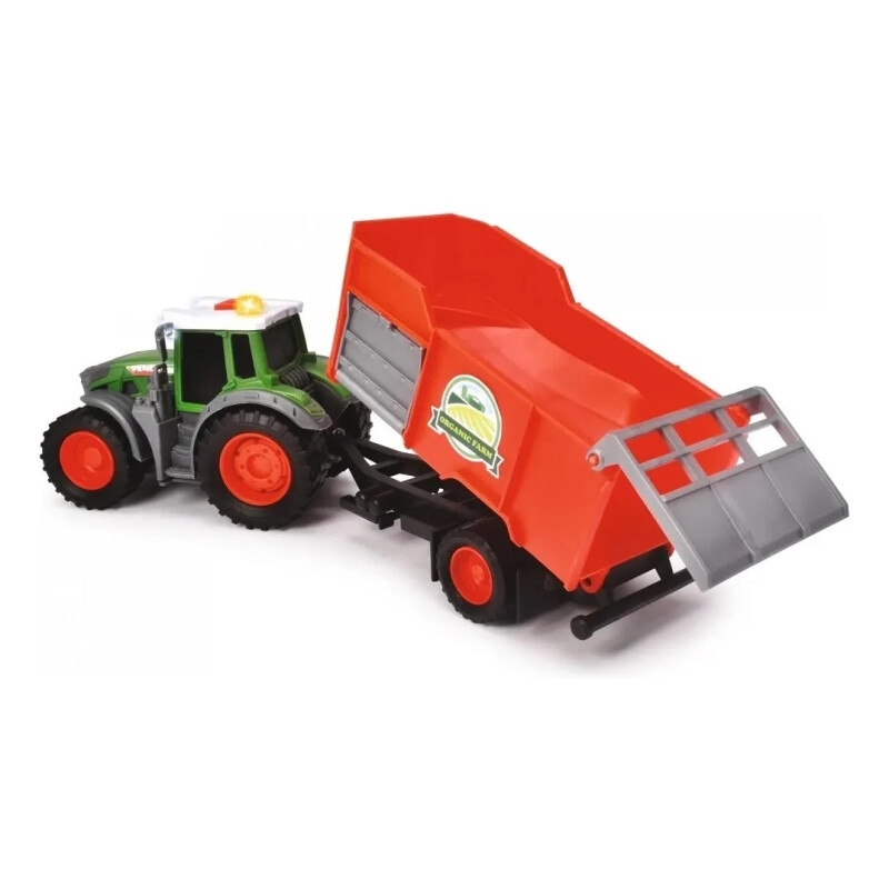 Tractor Con Trailer Dickie Luces Y Sonido 26cm Tractor Con Trailer Dickie Luces Y Sonido 26cm
