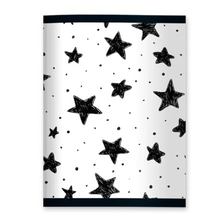 Cuaderno Campus Engrampado 96 Hojas Rayado Estrellas