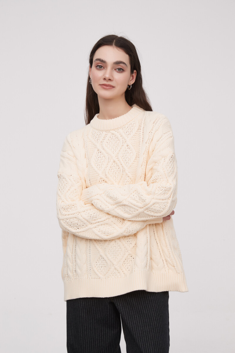 Sweater Cenoz - Crema 