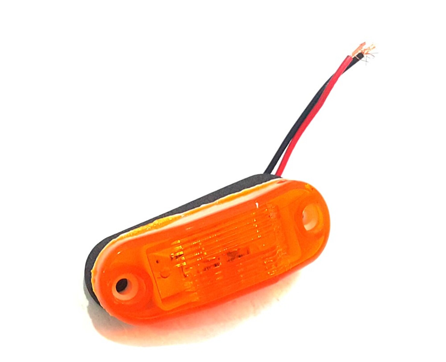 FAROL - LATERAL OVALADO LED BI VOLT AMBAR MULTILIGHT 