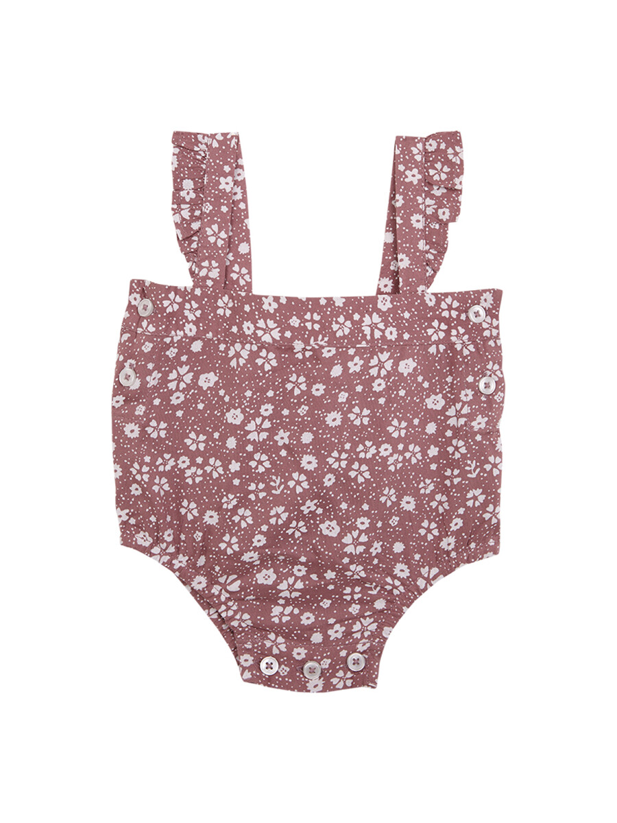 Rana Estampada Con Tirante Purpura