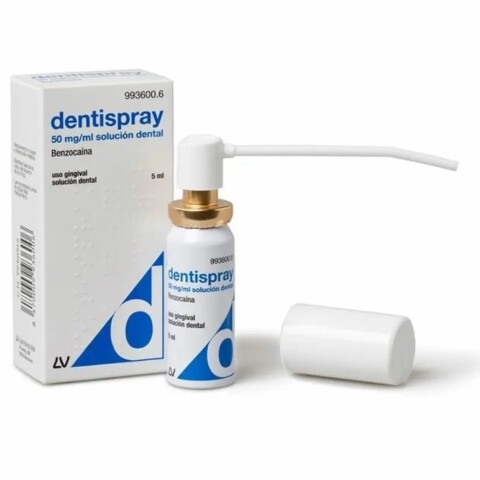 Dentispray 50 mg/ml solución dental 5 ml Dentispray 50 mg/ml solución dental 5 ml