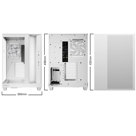 Gabinete Be Quiet! Light Base 500 LX Blanco 001