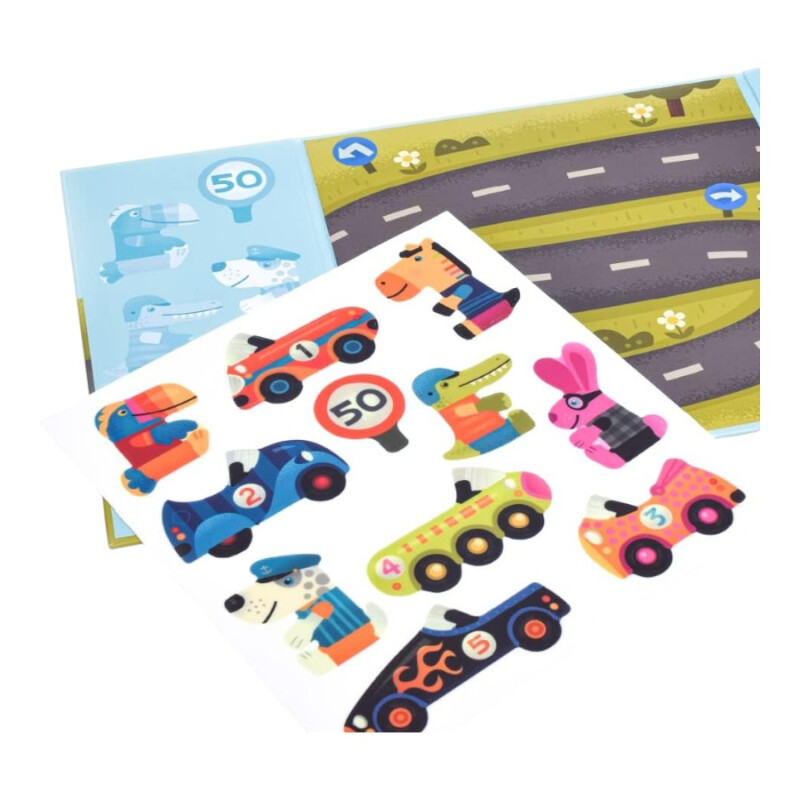 Stickers Reutilizables Los Coches Djeco Stickers Reutilizables Los Coches Djeco