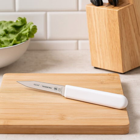 Cuchillo para Legumbres 18 cm Blanco Acero Inoxidable Tramontina Cuchillo para Legumbres 18 cm Blanco Acero Inoxidable Tramontina