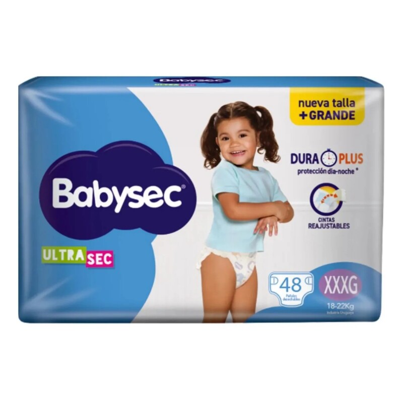 Pañales Babysec Ultra Sec Talle Xxxg 48 Uds. Pañales Babysec Ultra Sec Talle Xxxg 48 Uds.