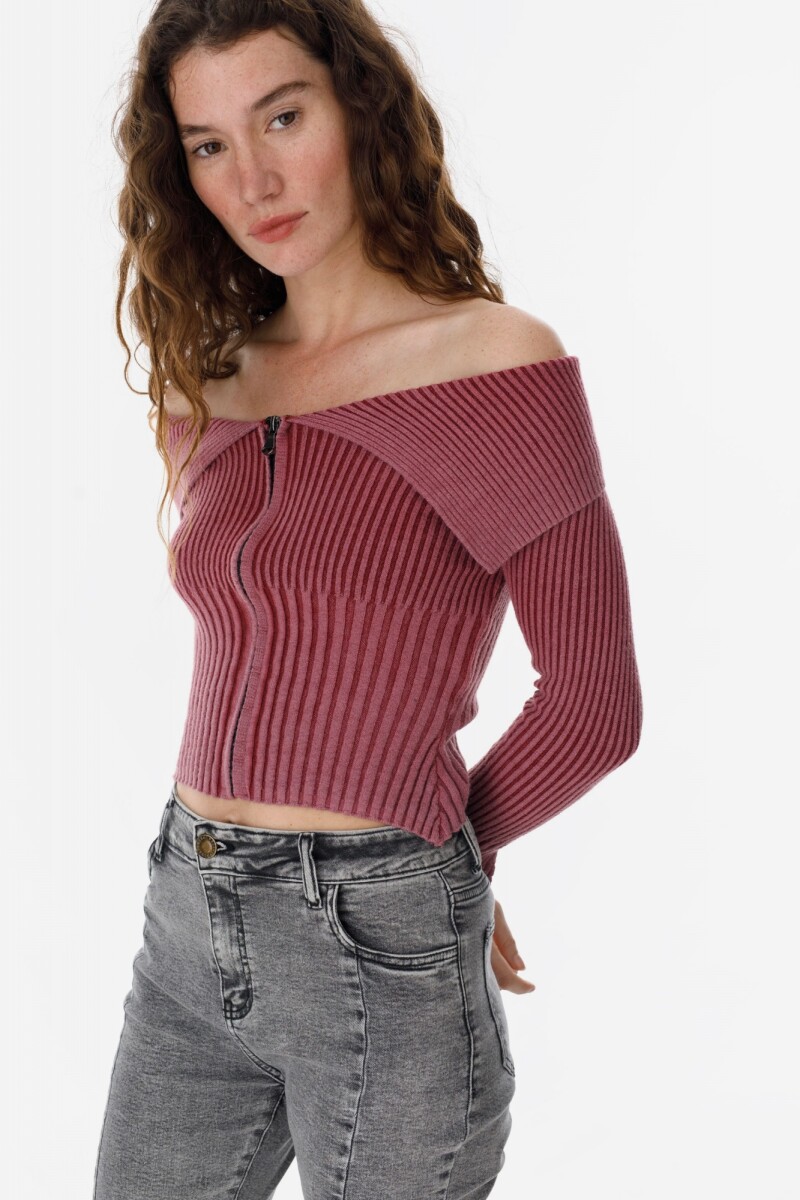 Sweater Jazmín Rojo