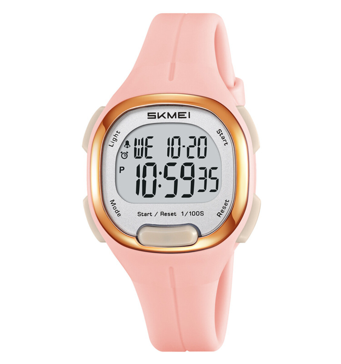 Reloj Skmei 2457pk Digital Unisex En Resina Rosa 