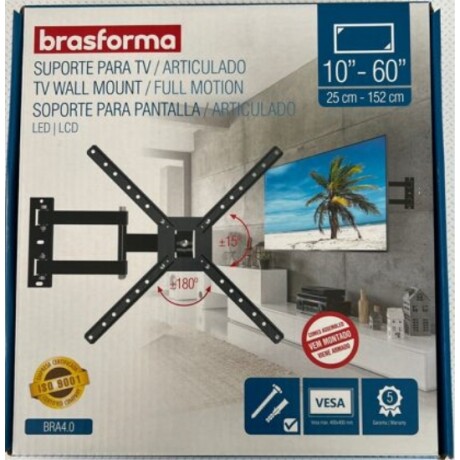 Soporte Brasforma Articulado 10" A 60" Sbra-4.0 Soporte Brasforma Articulado 10" A 60" Sbra-4.0
