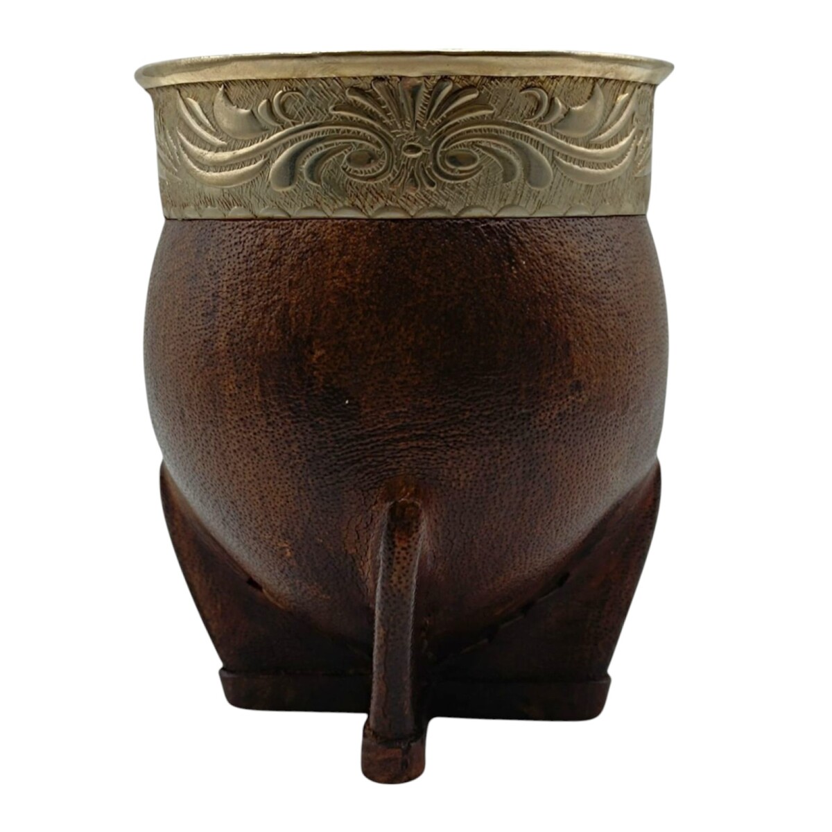 Mate Imperial labrado con apliques en bronce - ALPACA - 01 - marrónuniforme 