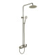 Griferia Barral Ducha Exterior En Brushed Nickel - Serie Salemi