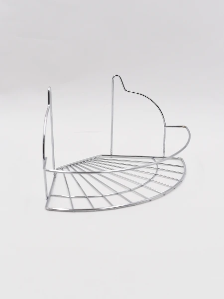 ORGANIZADOR ESQUINERO PARA DUCHA PLATEADO