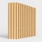 Set x10 Panel ranurado WPC 290x16cm MARRON CLARO