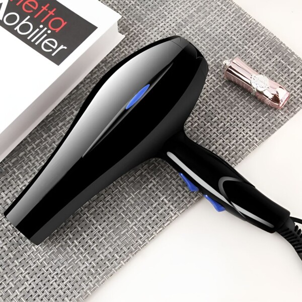Secador Pelo 5000W Boquilla Profesional 3 Velocidades 3 Temp Variante Color Negro