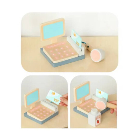 Puesto de venta en madera