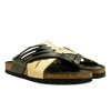 Sandalias Chill Sunday de Mujer - YF05W Dorado-negro