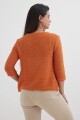 Cardigan mangas 3/4 NARANJA