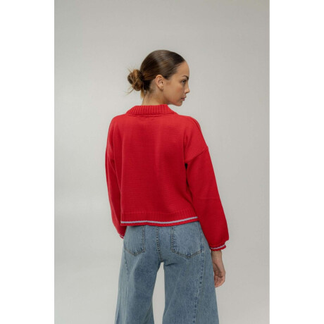 Cardigan Terro Cotton Rojo