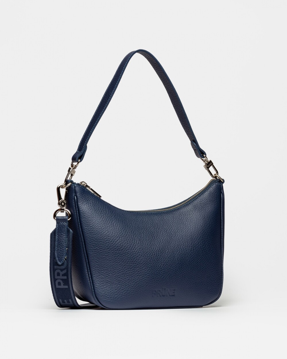 Bandolera Venice en cuero graneado Marine Blue