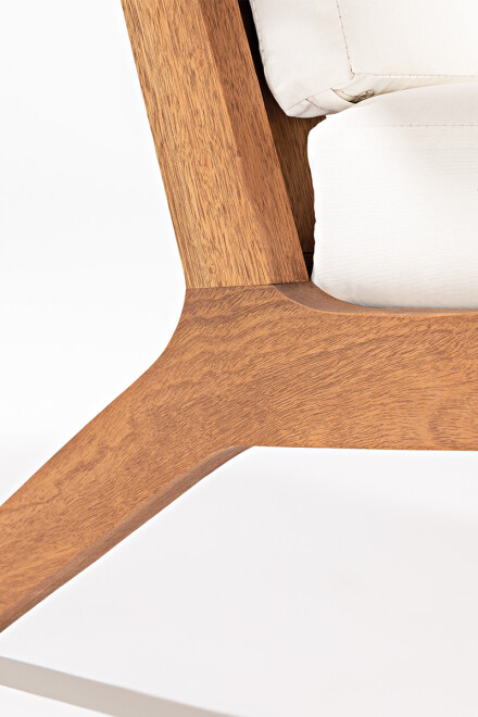 LOTUS POLTRONA POLTRONA LOTUS ACQUABLOCK CRUDO 93x87x86CM JATOBA