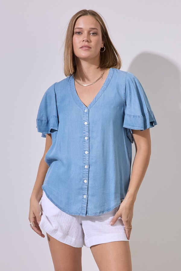 Blusa Tencel JEAN CLARO