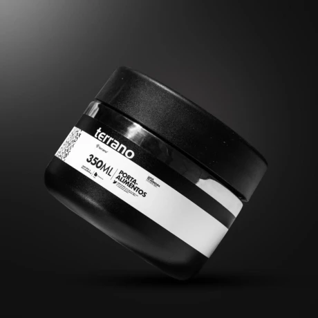 Contenedor de Alimentos Terrano 350ML NEGRO