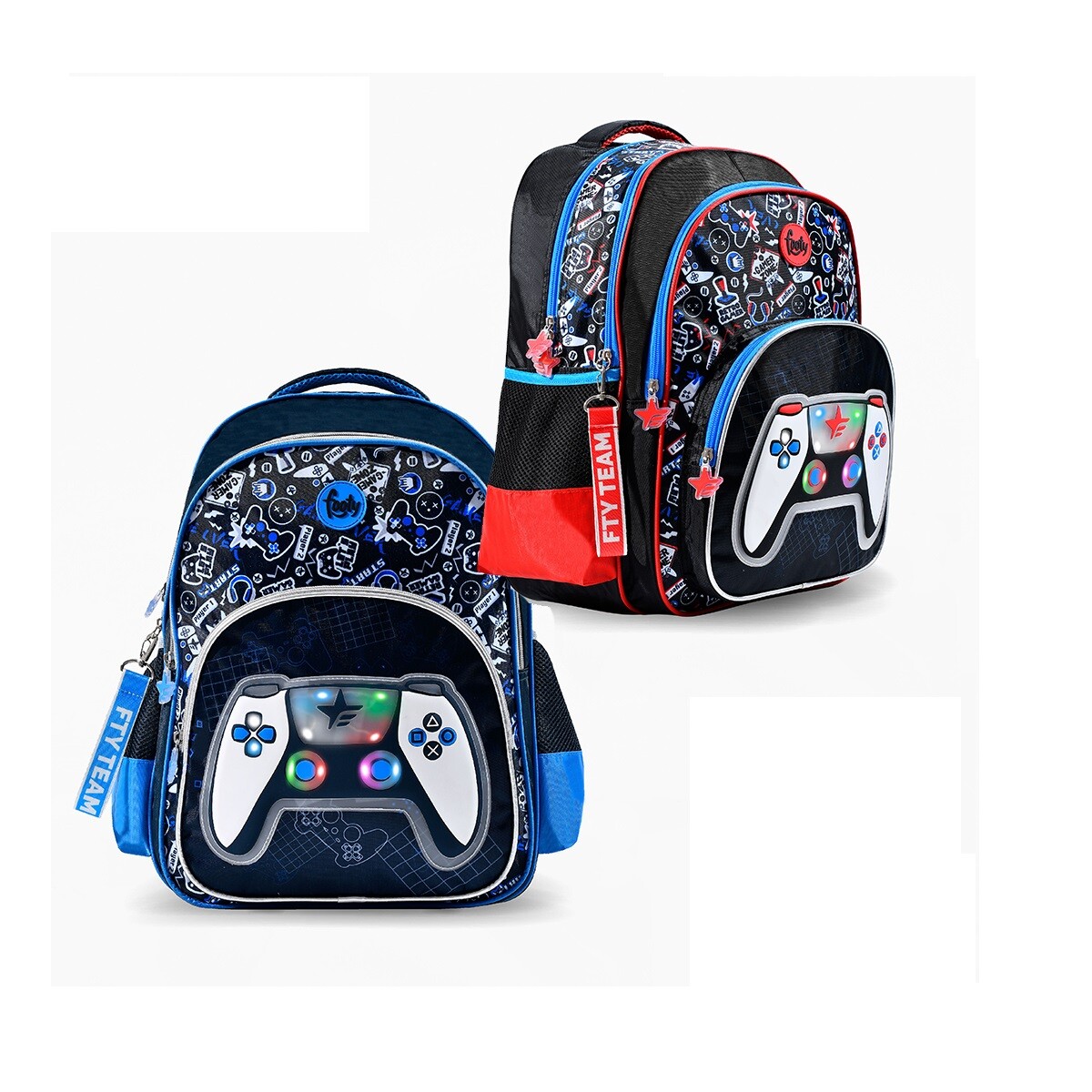 MOCHILA FOOTY 18 CON LUZ LED - Varios 