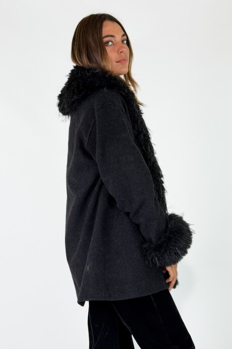 CHAQUETA CANNES MIDI Negro