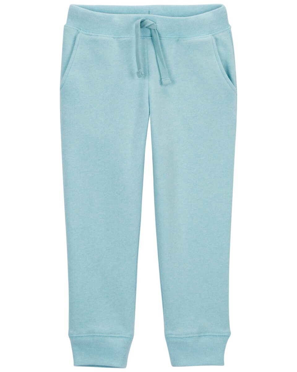 Pantalón deportivo de algodón, celeste. Talles 2-5T 